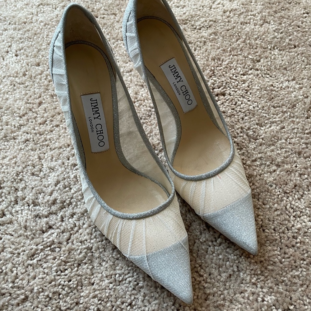 Jimmy Choo Love 100 in Silver